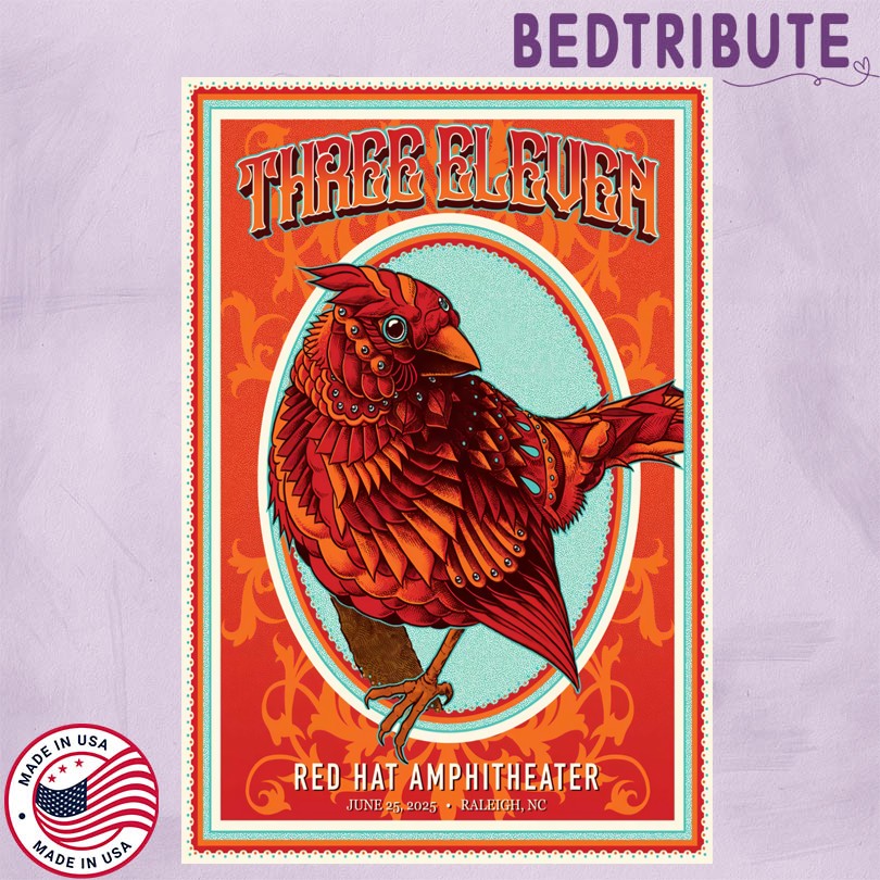 311 June 25 2025 Red Hat Amphitheater Raleigh, NC Poster