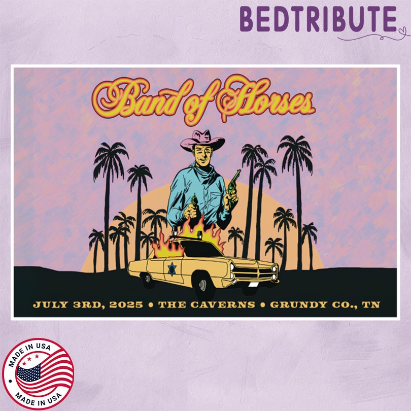 Band of Horses July 3 2025 The Caverns Grundy CO TN Poster