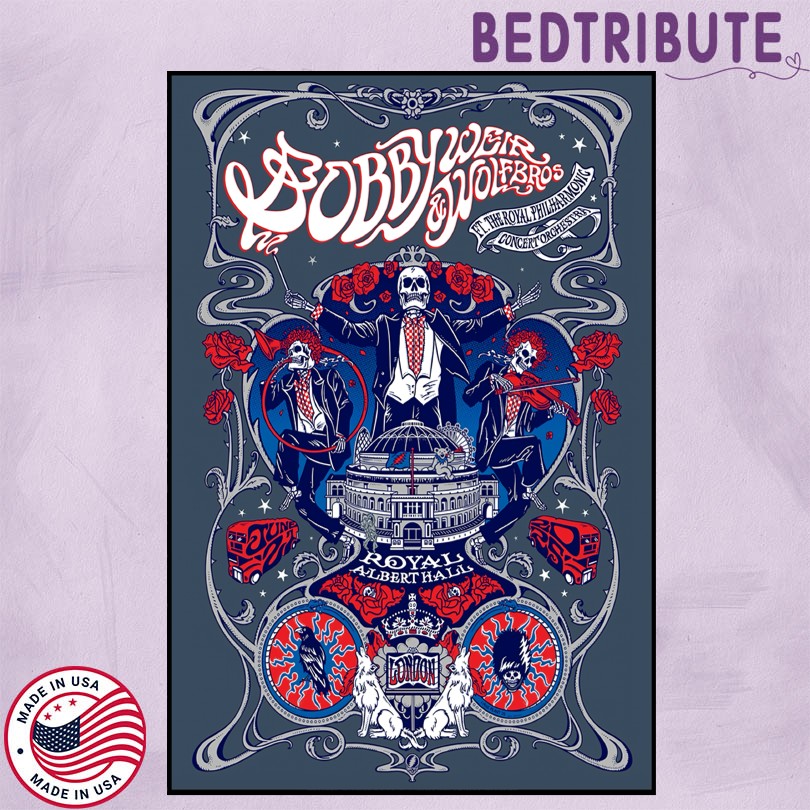 Bobby Weir And Wolf Bros Royal Albert Hall, London UK June 22 2025 Tour Poster