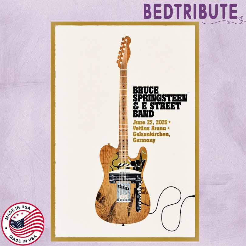 Bruce Springsteen And E Street Band June 27 2025 Veltins Arena Gelsenkirchen Germany Poster