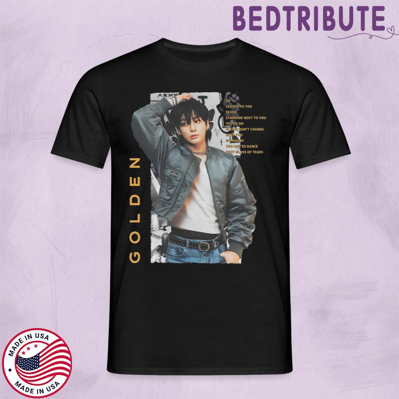 Bts Jungkook Golden Shirt