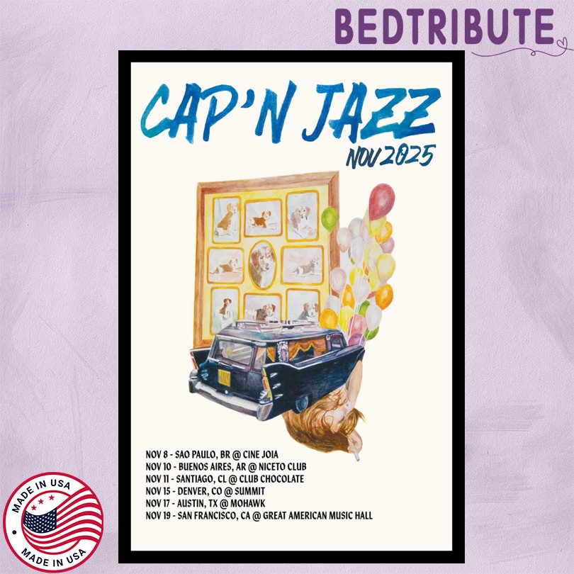 Cap\'n Jazz Tour November 2025 Poster