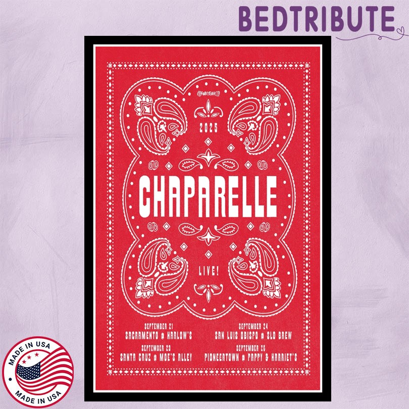 CHAPARELLE Tour Sept 2025 Poster