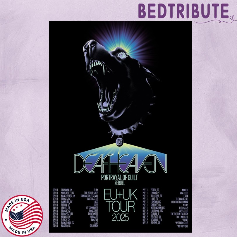 Deafheaven EU UK Tour 2025 Poster