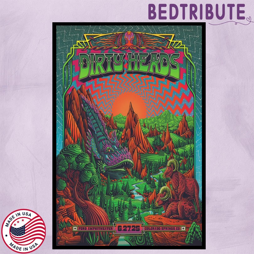 Dirty Heads June 27 2025 Ford Amphitheater Colorado Springs, CO Poster