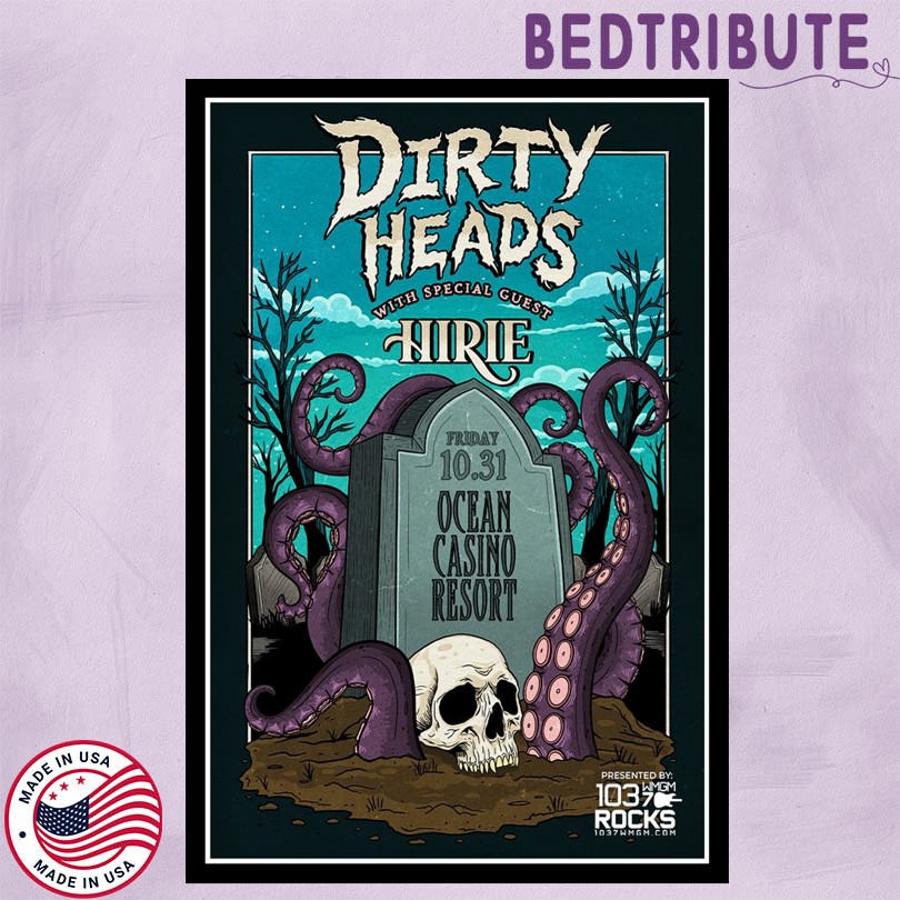 Dirty Heads Ocean Casino Resort Oct 31 2025 Tour Poster