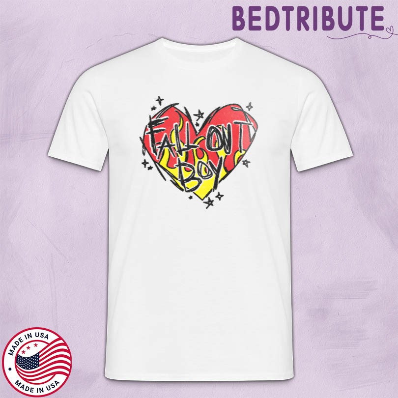 Fall Out Boy Scratch Heart Logo Merch