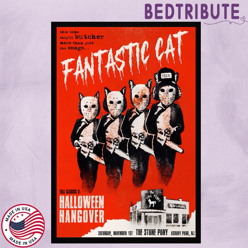Fantastic Cat Asbury Park NJ 11 1 2025 Tour Poster