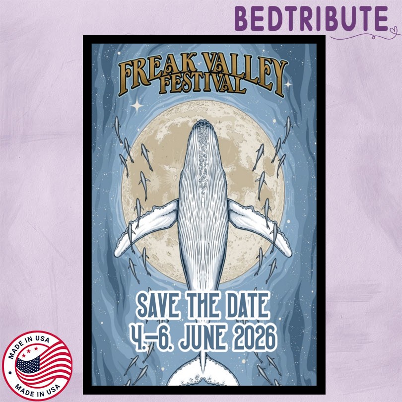 Freak Valley Festival June 4-6 2026 Save The Date Poster