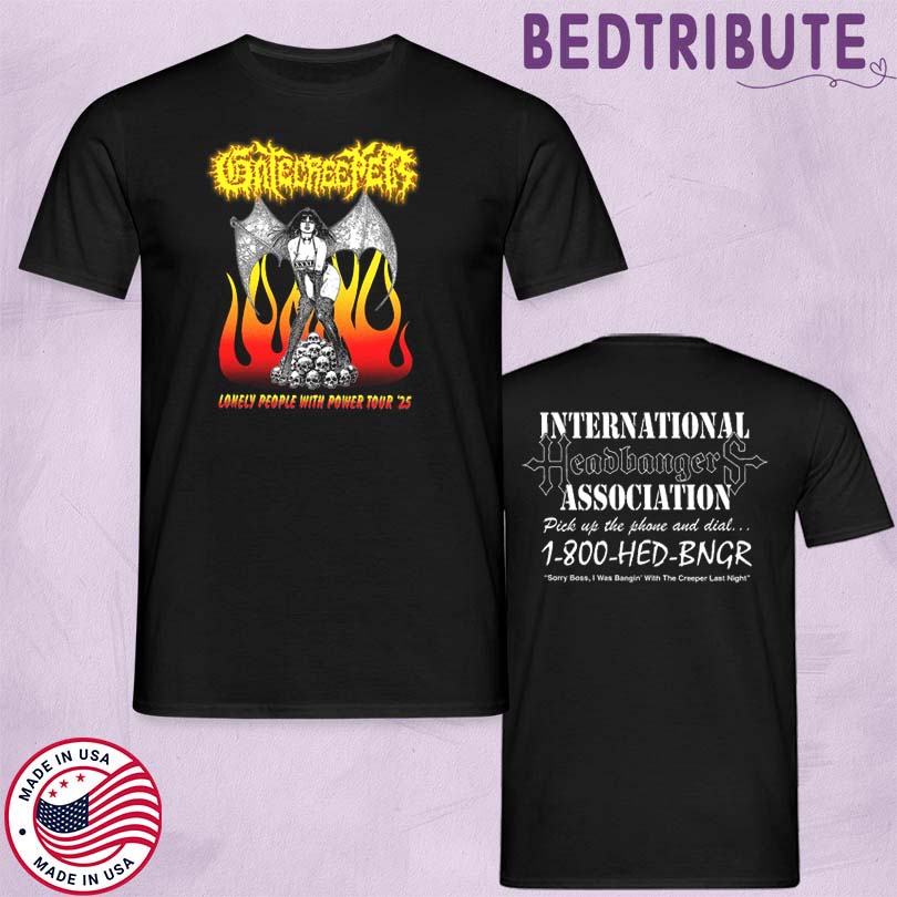 Gatecreeper Lonely People With Power Tour 2025 Merch