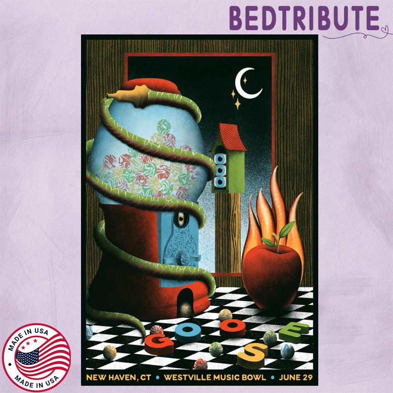 Goose June 29 2025 Westville Music Bowl New Haven, CT Poster