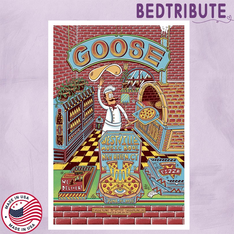 Goose Westville Music Bowl Jun 29 2025 New Haven CT Tour Poster