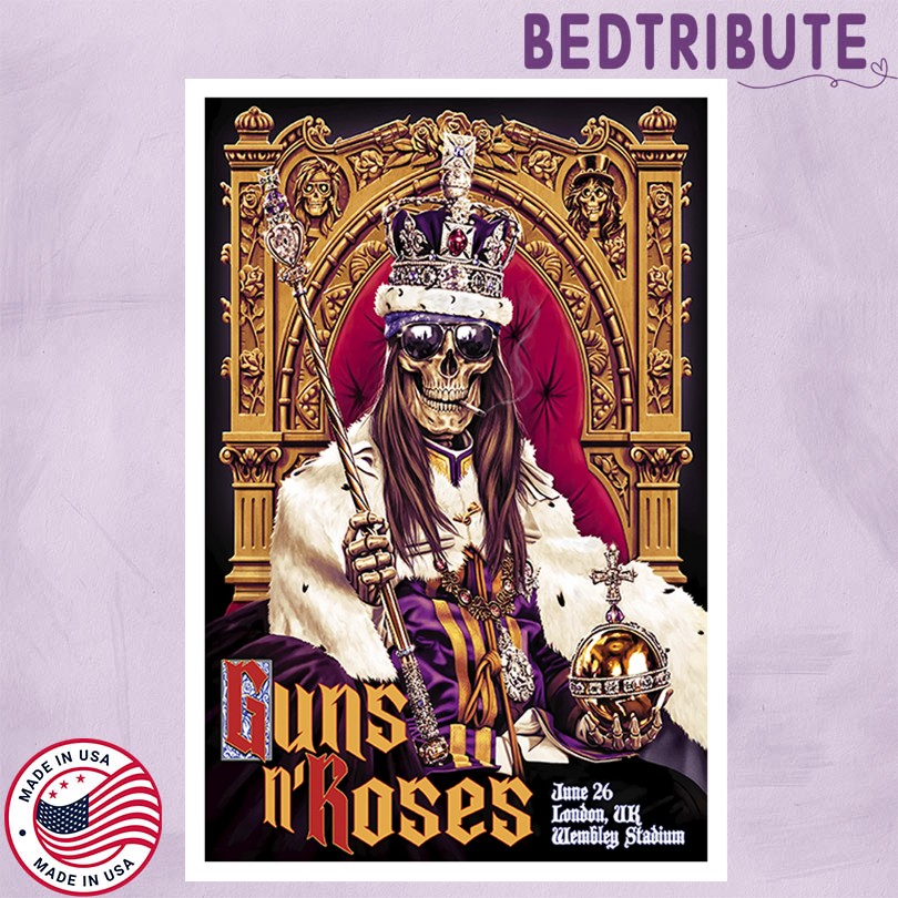 Gun N\' Roses June 26 2025 Wembley Stadium London UK Poster