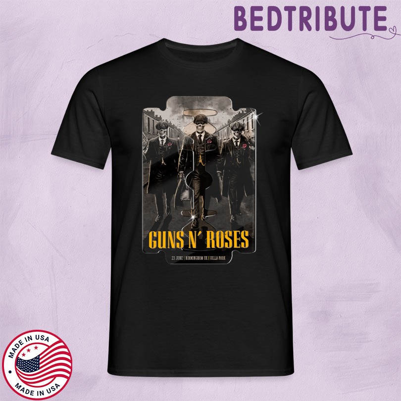 Guns N\' Roses Birmingham UK 06 23 2025 Tour Shirt