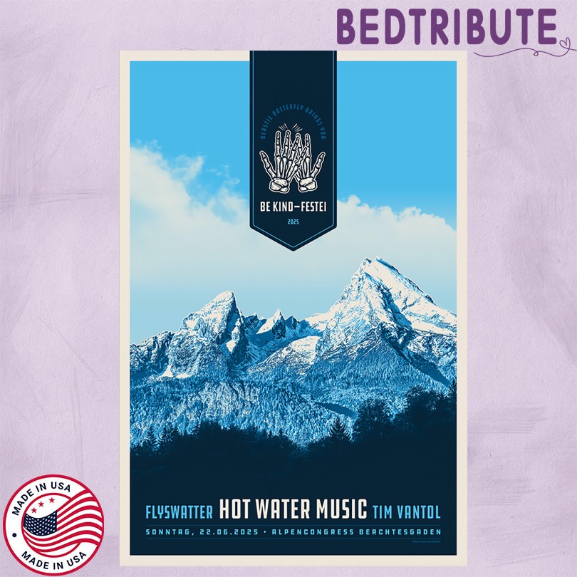 Hot Water Music Sonntag 22 06 2025 Alpencongress Berchtesgaden Show Poster