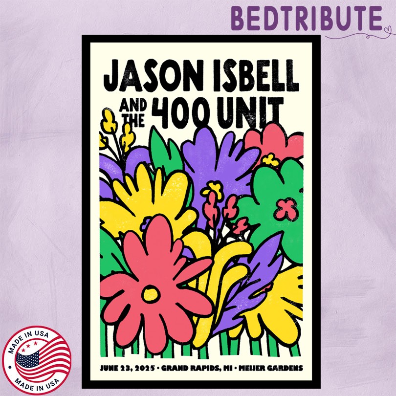 Jason Isbell And The 400 Unit June 23 2025 Meijer Gardens Grand Rapids, MI Poster
