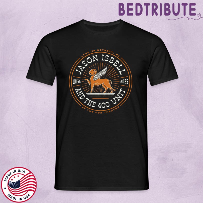 Jason Isbell And The 400 Unit June 26 2025 Detroit MI T-Shirt