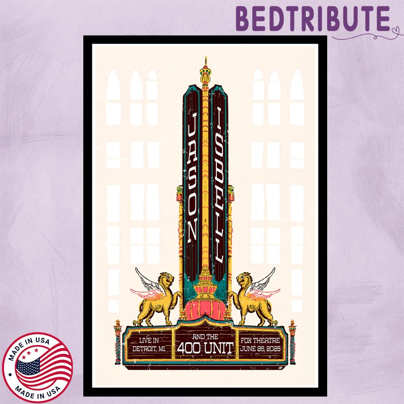 Jason Isbell And The 400 Unit June 26 2025 Live In Detroit MI Poster