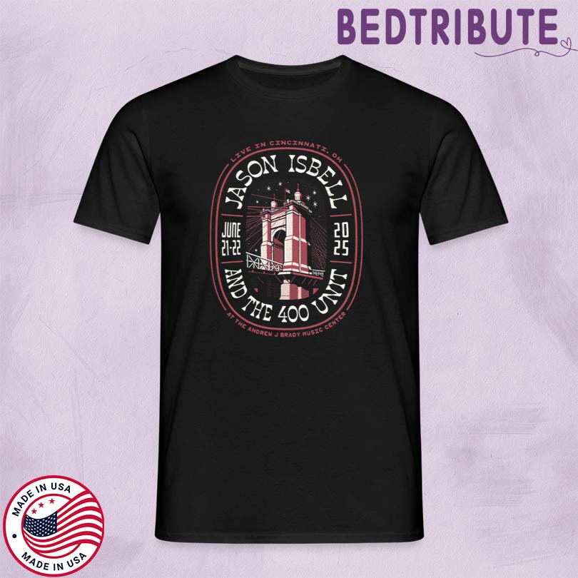 Jason Isbell June 21-22 2025 Cincinnati OH Tour Shirt