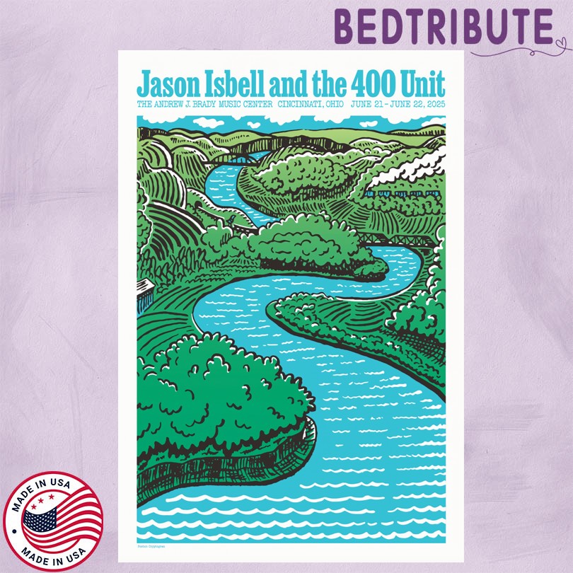 Jason Isbell The Andrew J Brady Music Center Cincinnati, OH Concert 2025 Poster