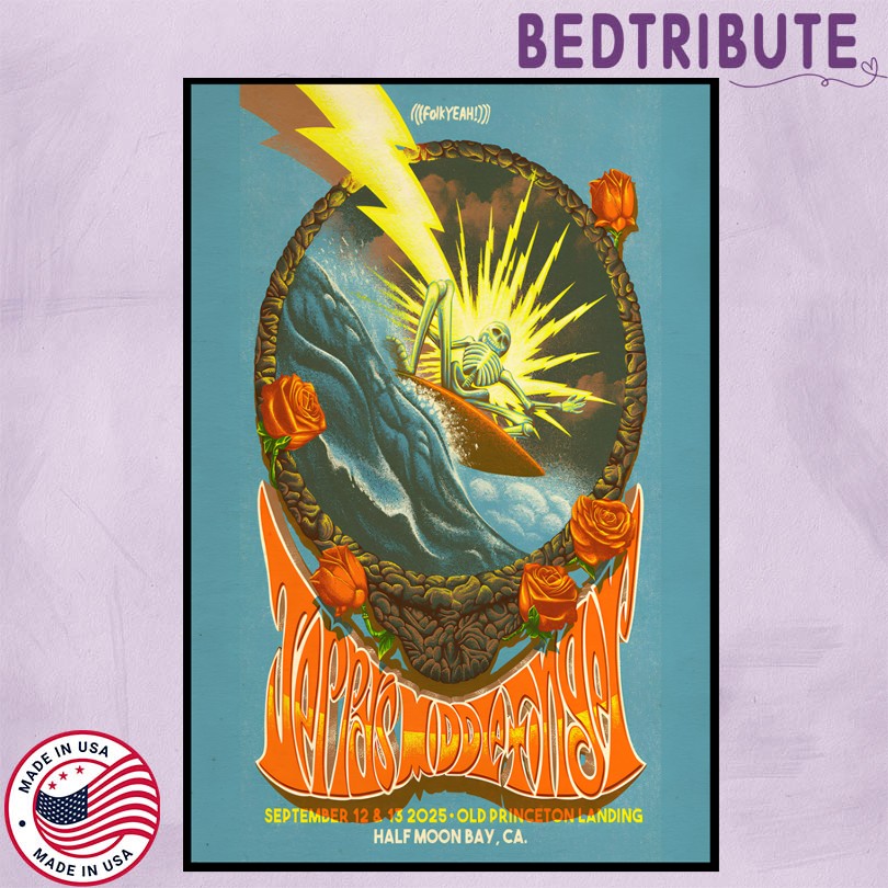 Jerrys Middle Finger Tour 2025 Half Mon Bay CA Poster
