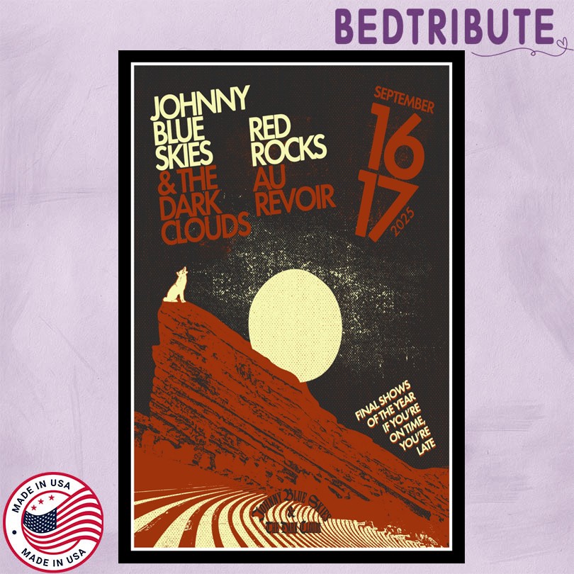Johnny Blue Skies Red Rocks September 2025 Poster