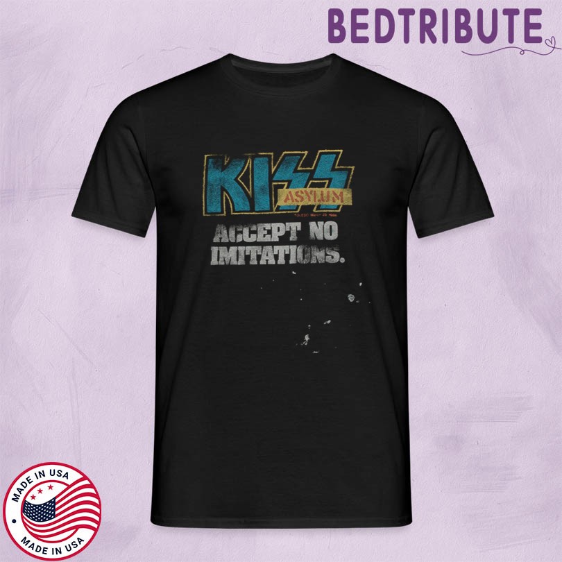 KISS x Lost Love Accept No Imitations Upcycled T-Shirt