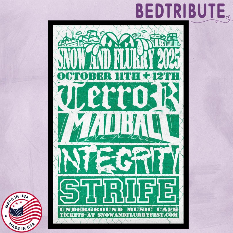 Limited Snow and Flurry Fest Underground Music Cafe & Event Space 2025 Poster
