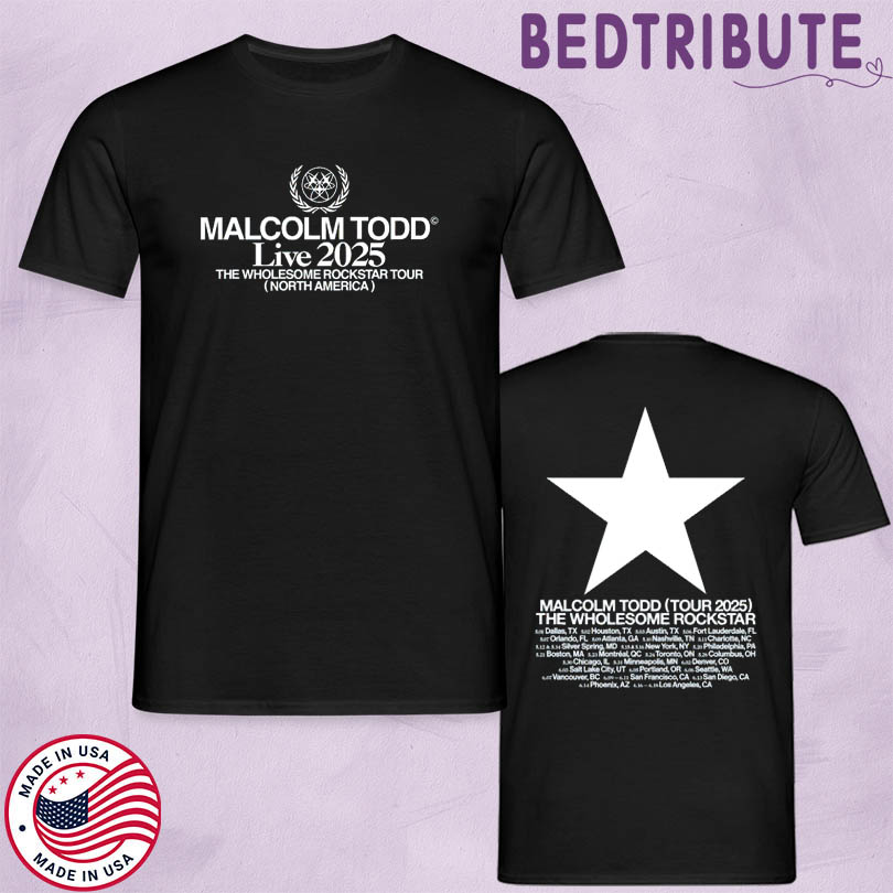 Merch Malcolm Todd Tour 2025 The Wholesome Rockstar Store
