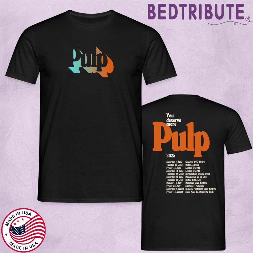Merch Pulp More 2025 Tour Shop