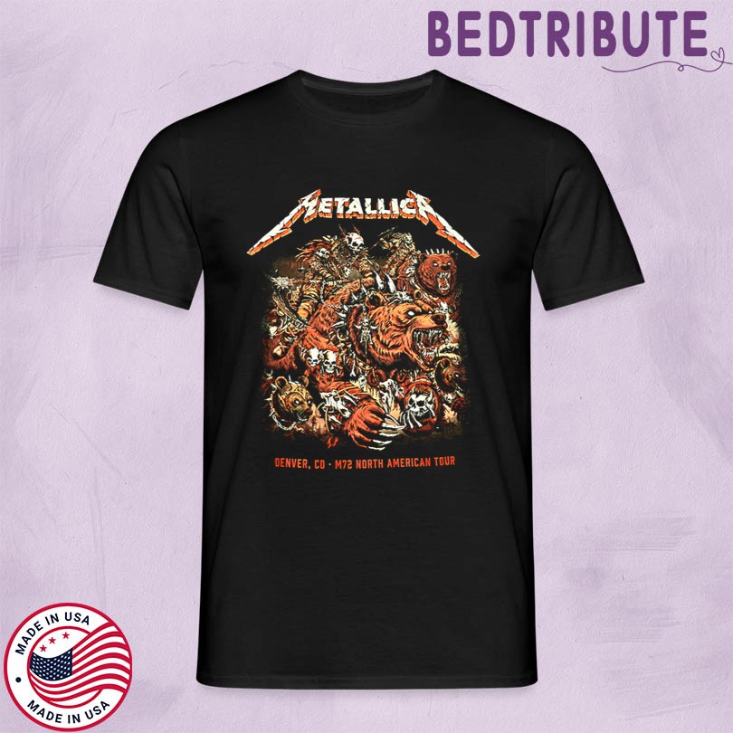 Metallica Merch Denver CO M72 North American Tour Shop
