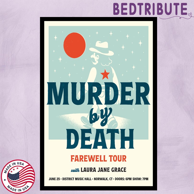 Murder By Death Tour 2025 Norwalk CT Poster
