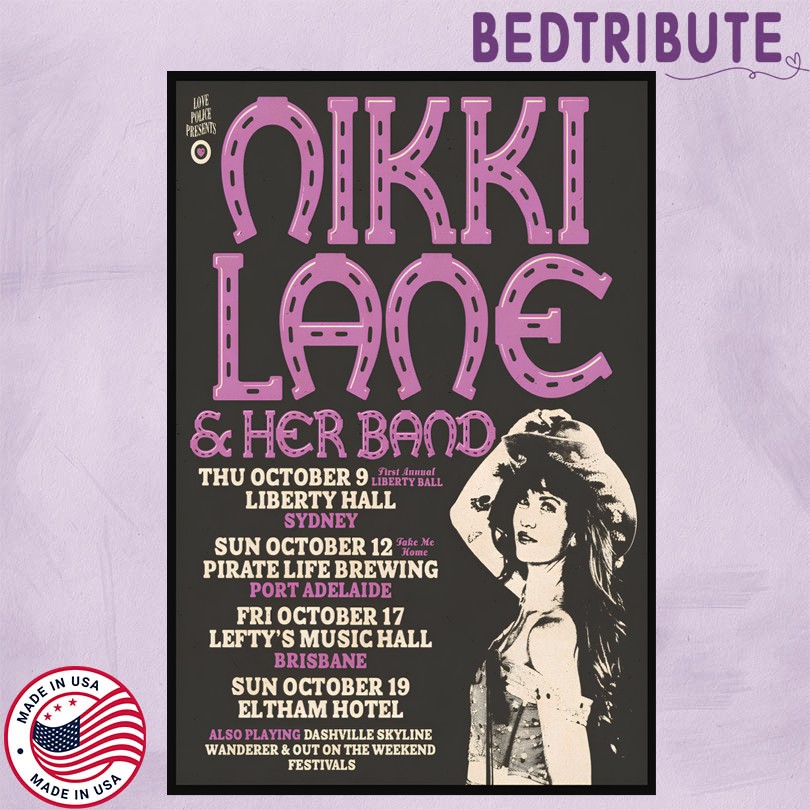 Nikki Lane And Her Band Tour Australia 2025 Poster