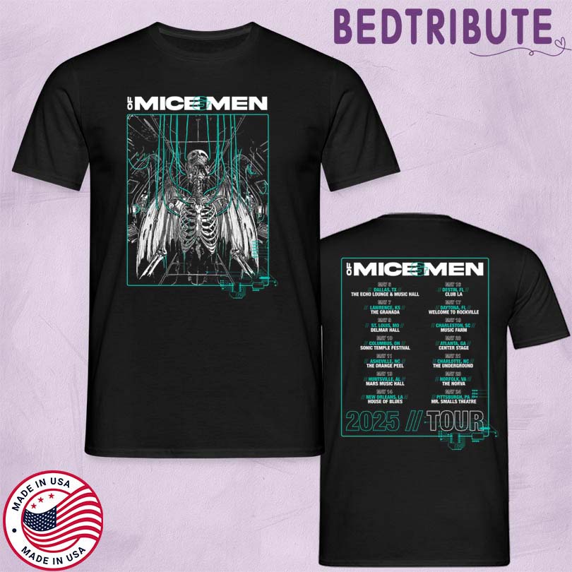 Official Of Mice & Men Spring 2025 Tour Merch