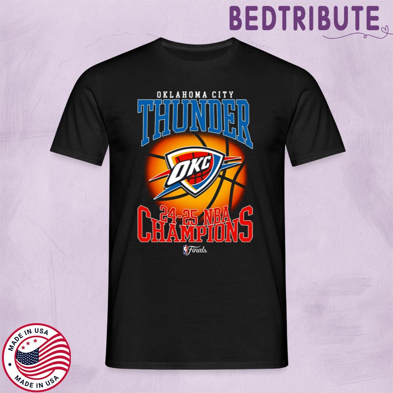 Official Thunder 24-25 NBA Champions Basketball Merch