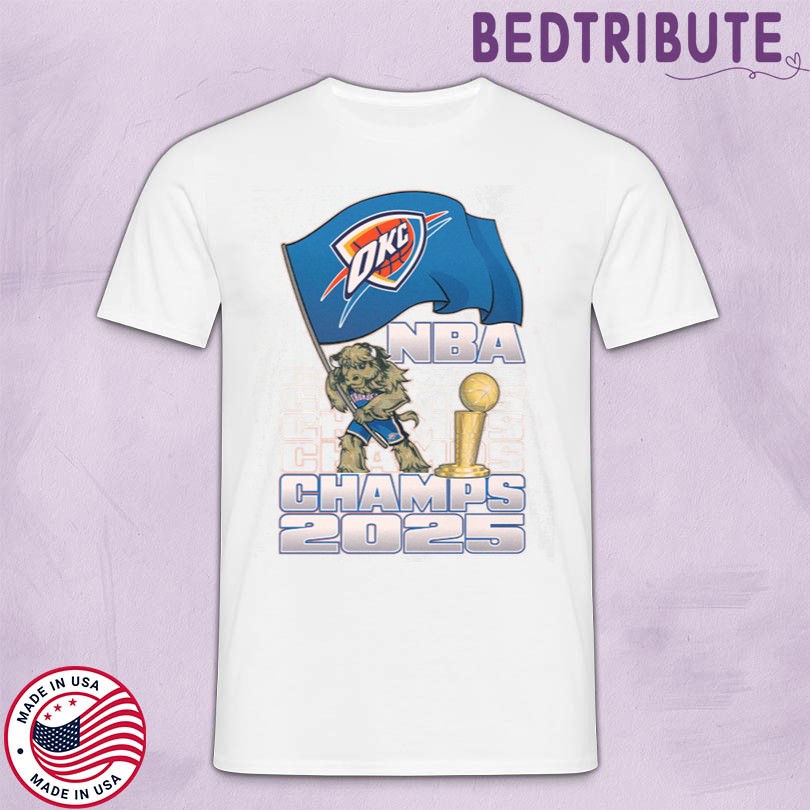 Oklahoma City Thunder 2025 NBA Champions Rumble Celebration T-Shirt