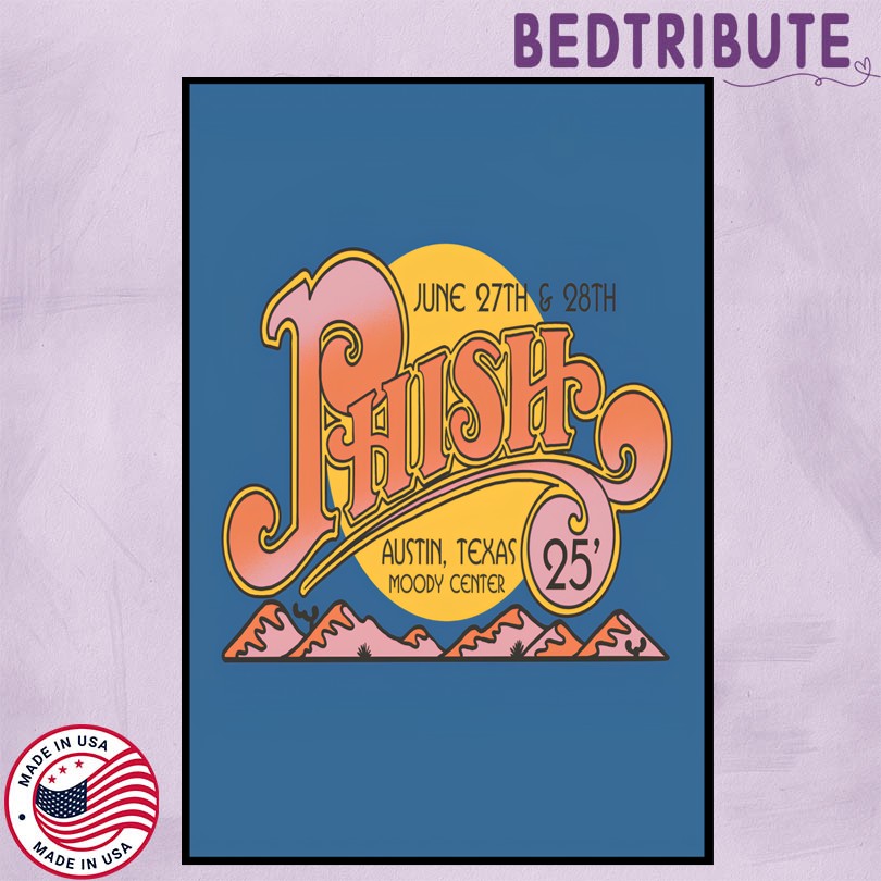 Phish Austin Texas June 27-28 2025 Event Poster
