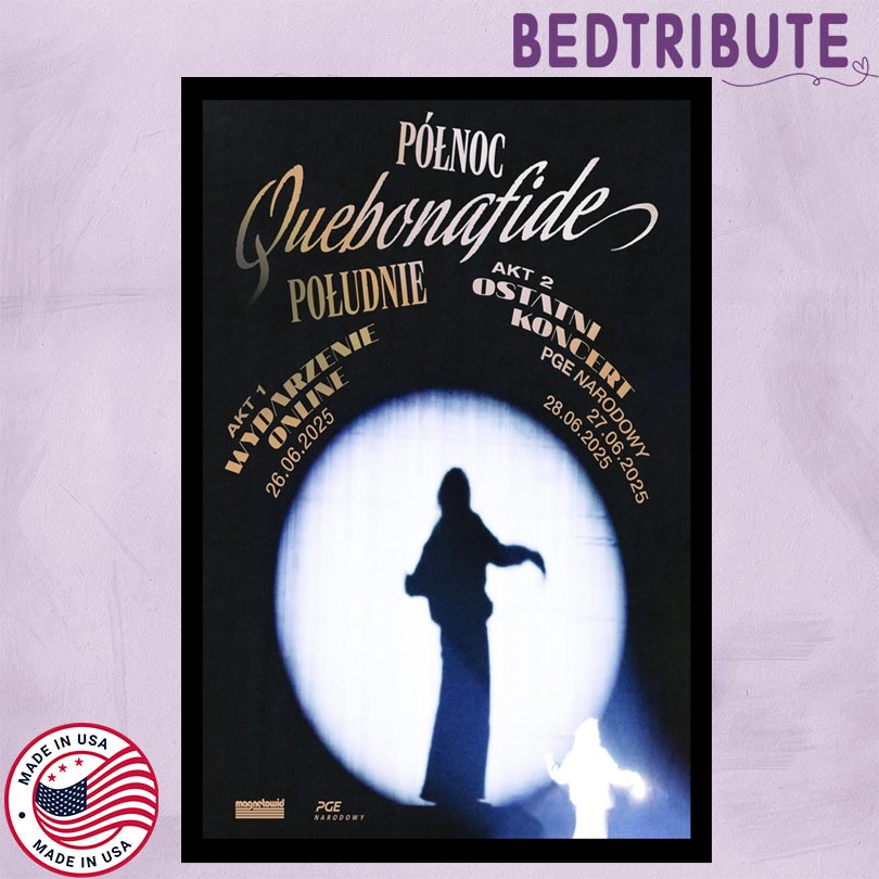 Polnoc Quebonafide PGE Narodowy June 27-28 2025 Concert Poster