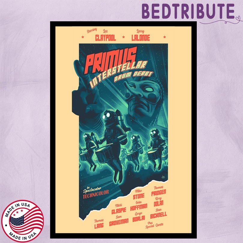 Primus Interstellar Drum Derby Posters
