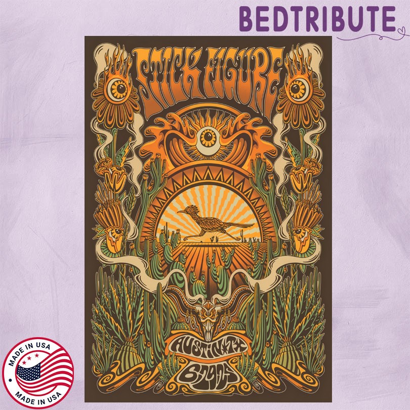 Stick Figure Austin, TX 6 29 25 Tour Poster