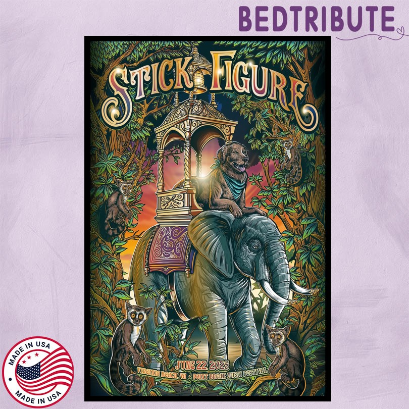 Stick Figure June 22 2025 Point Break Music Festival Virginia Beach, VA Poster