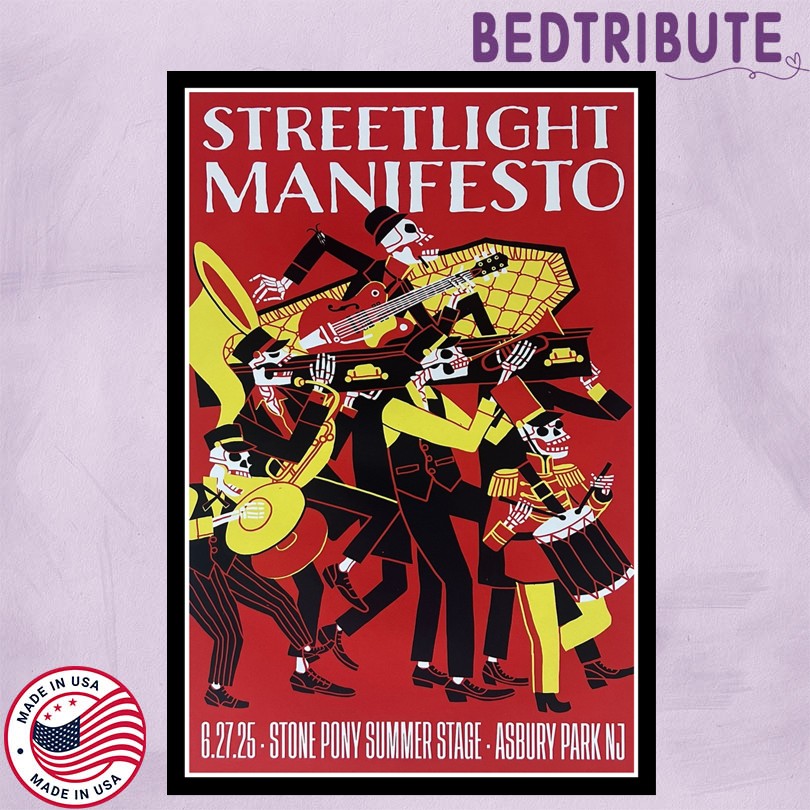 Streetlight Manifesto Asbury Park NJ 6 27 2025 Event Poster