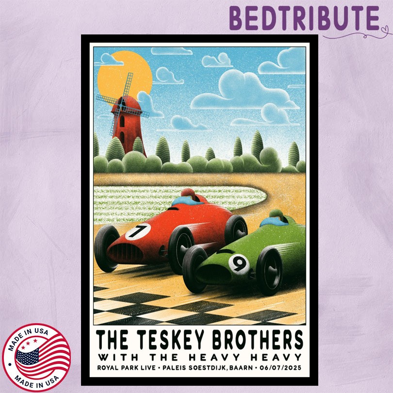The Teskey Brother Paleis Soestdijk Baarn 06 07 2025 Tour Poster