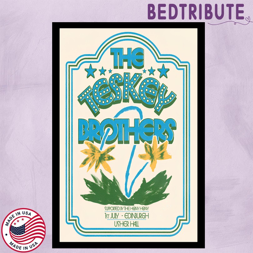 The Teskey Brother Tour 2025 Scotland Poster