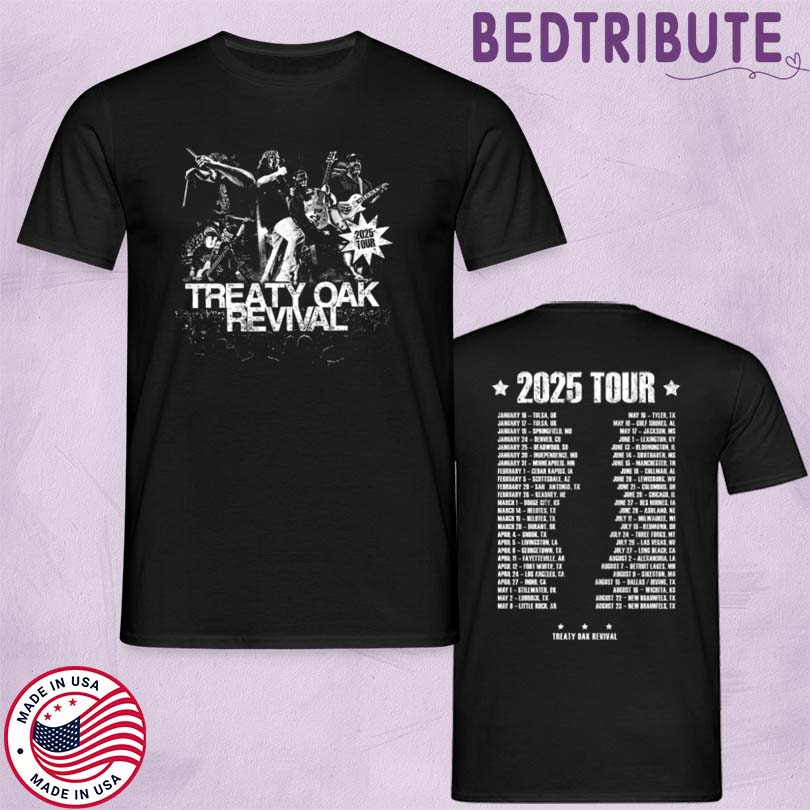 Treaty Oak Revival 2025 Tour T-Shirt