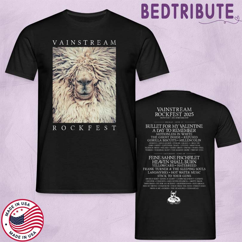 Vainstream Rockfest Alpaka vs 2025 Shirt
