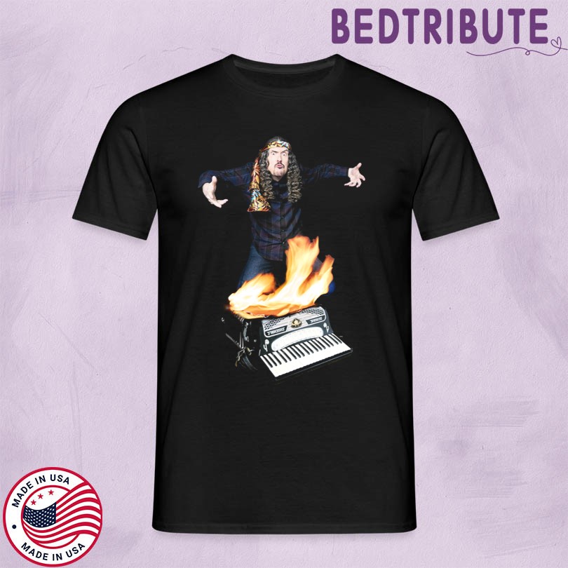 Weird Al Yankovic Accordion on Fire T-Shirt