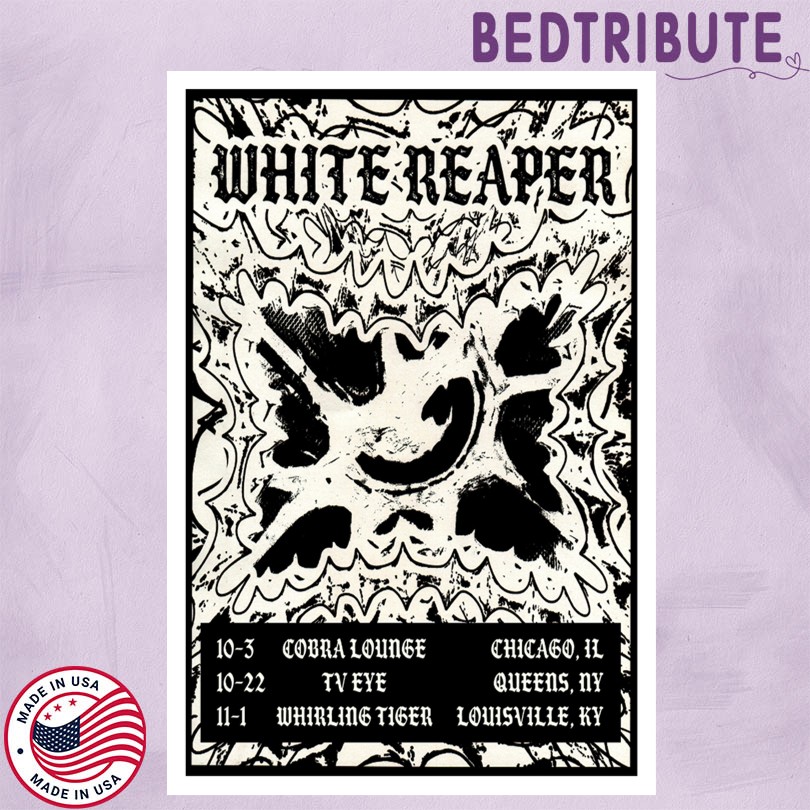White Reaper Chicago IL Tour 2025 Poster