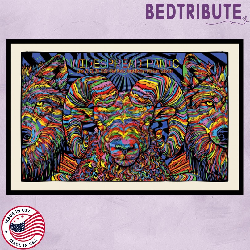 Widespread Panic Red Rock June 27 28 29 2025 Colorado Poster