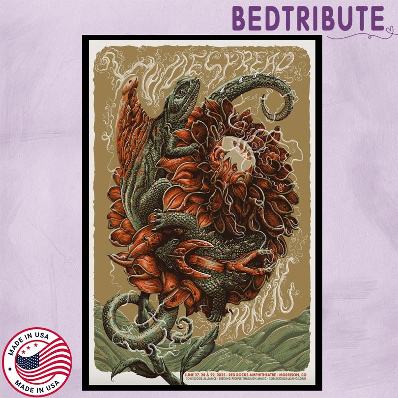 Widespread Panic Red Rocks June 27-29 2025 Tour Poster